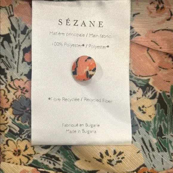 Sezane Floral Ruffle Blouse - Picture 7 of 7